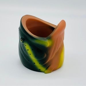 Large Mouth Bass Drink Can Holder Fish Head Pop Soda Beer Koozie